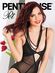 Penthouse Pet of the Month May 2018 Sabina Rouge (Picture courtesy of Penthouse.com)